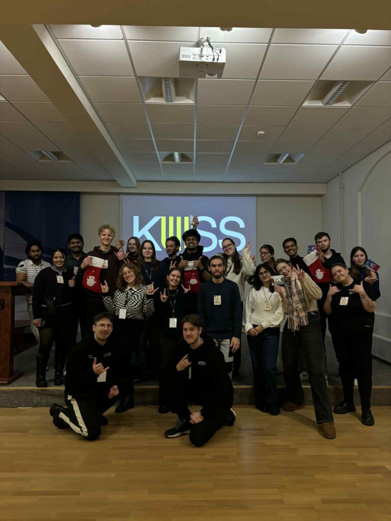 We are establishing international connections at the Freshers Camp event!